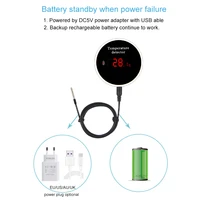 KONLEN Tuya Wifi Temperature Sensor 3m Wire Probe Digital Smartlife Thermometer Smart Home Water Pool Thermostat Remote Alarm - Image 5