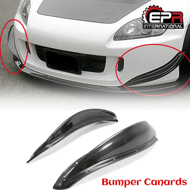 For S2000 Ap2 Chargespeed Carbon Fiber Front Bumper Canard For Honda