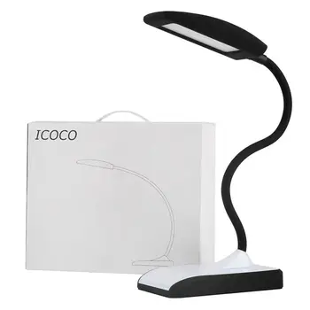 

LED Desk Lamp Foldable Dimmable Touch Table Lamp 360 Degree Rotating Table Light Eye Protection Night Light Reading Book Light