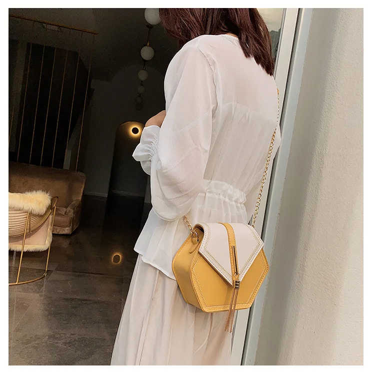 

JIULIN Handbags Women Crossbody-Bags Clutch Flap-Bag-Designer Gold-Chain Crocodile Small-Day