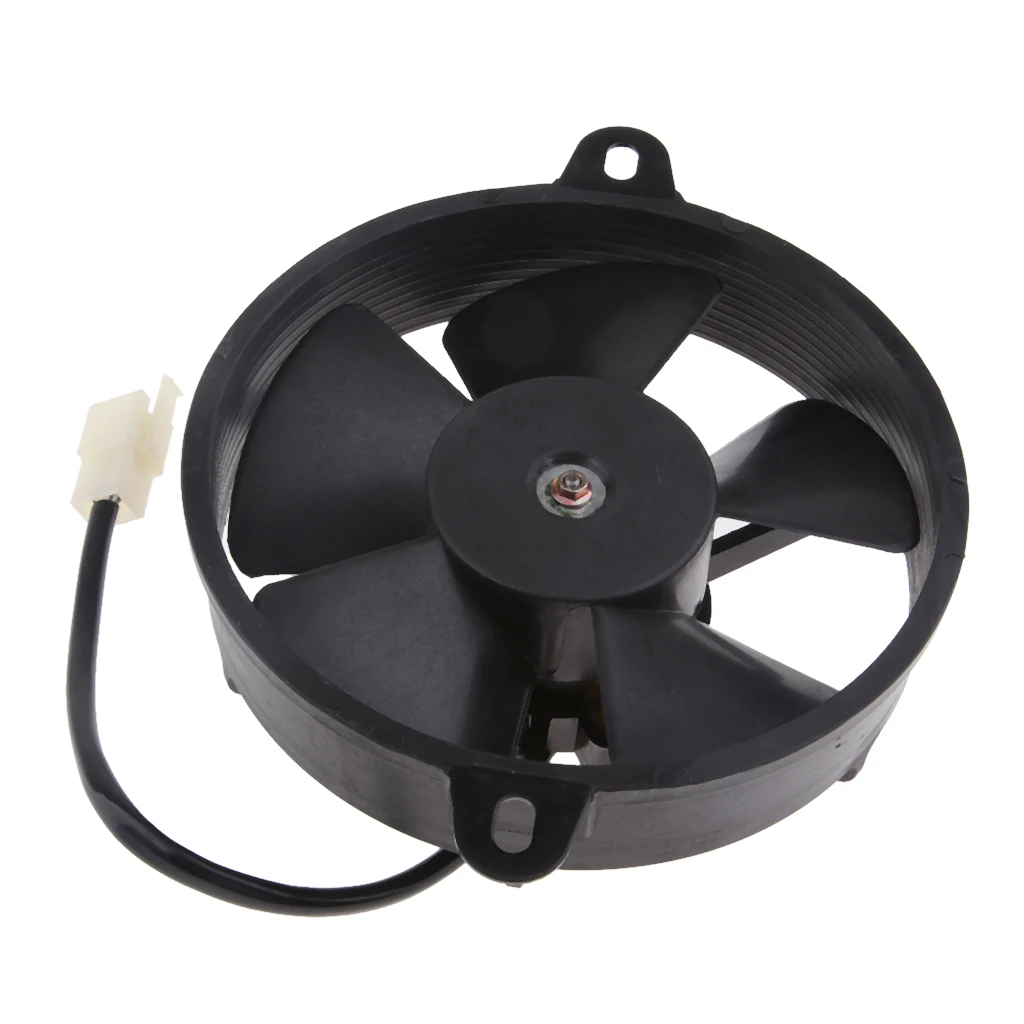 Radiador de motor, ventilador de refrigeración eléctrico termo para CFMOTO 250cc CF250 ATV, negro|Ventiladores y kits| AliExpress