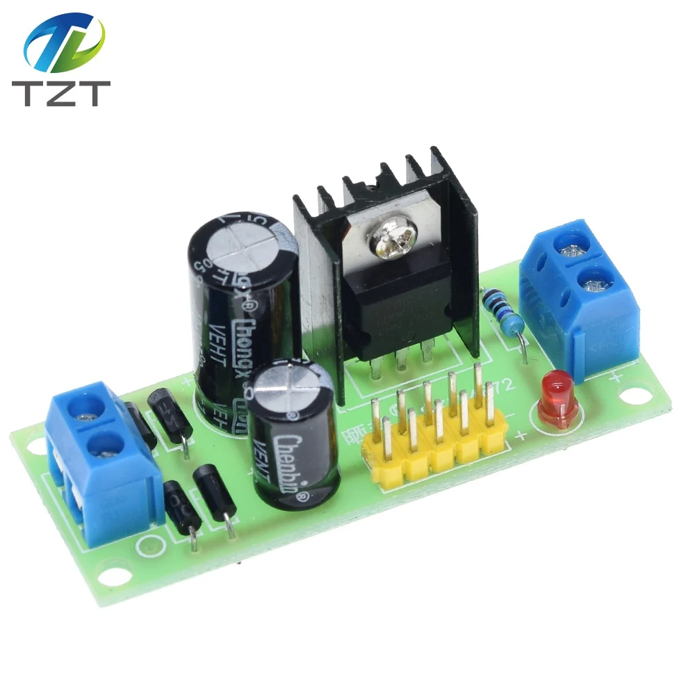 Завеса L7805 LM7805 понижающий преобразователь доска 7 5 V-20V 5V Регулятор модуль питания