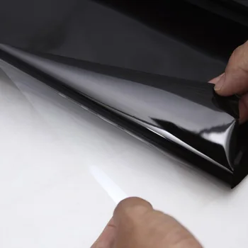 

Scratch-resistant Solar Film Decor Replace Front Windscreen Black Transparent
