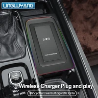 Car wireless charger For volvo XC90 NEW XC60 S90 V90 18-2024 Special mobile phone charging plate car accessories v60 2020 S60 - Image 2