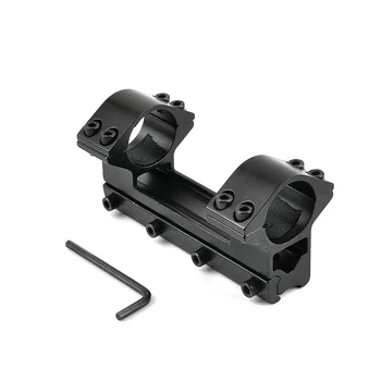 

BJ015 Tactical 25.4 mm One Piece Double Scope Rings Adapter Higher Mount Dovetail Ring 11mm Weaver Rail Pistol Airsoft Adapter