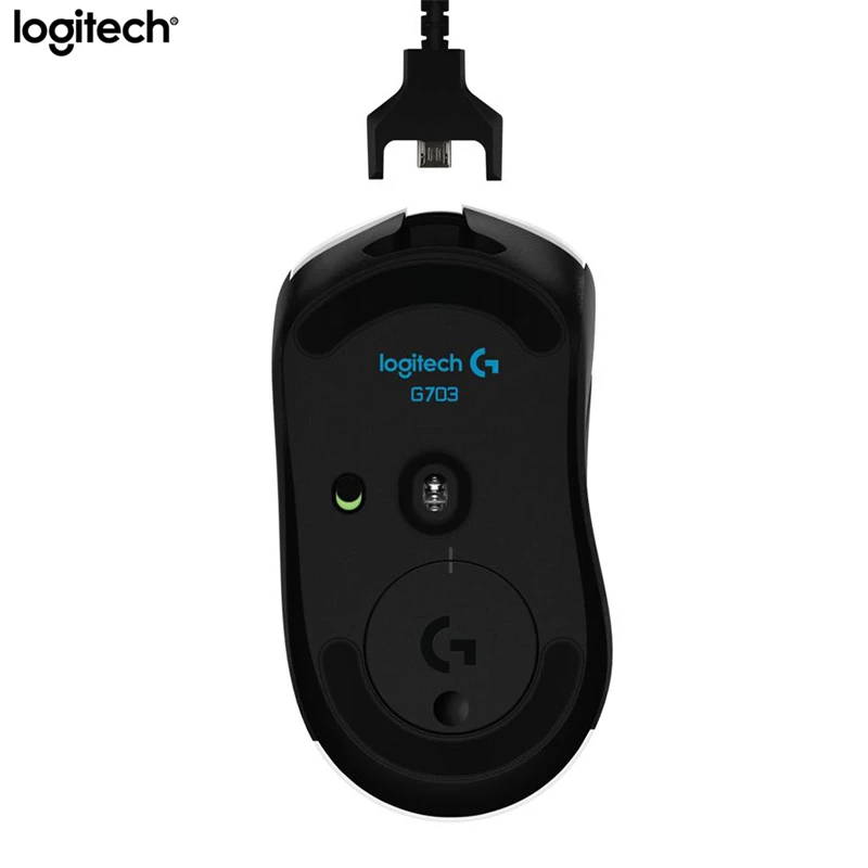 Беспроводная игровая мышь Logitech G703 LIGHTSPEED оптическая эргономичная 2 4 ГГц 12000DPI RGB