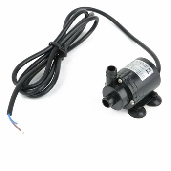 

40DB MAX Black 12V DC Brushless Small Water Pump Submersible Motor Pump 280L/H 1M Water Pump High Quality