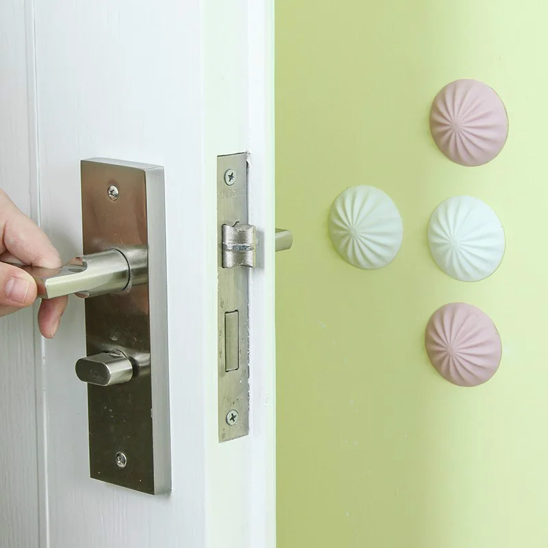 

Wall Thickening Mute Door Fenders Golf Styling Rubber Fender Handle Door Lock Protective Pad Protection Home Wall Sticker