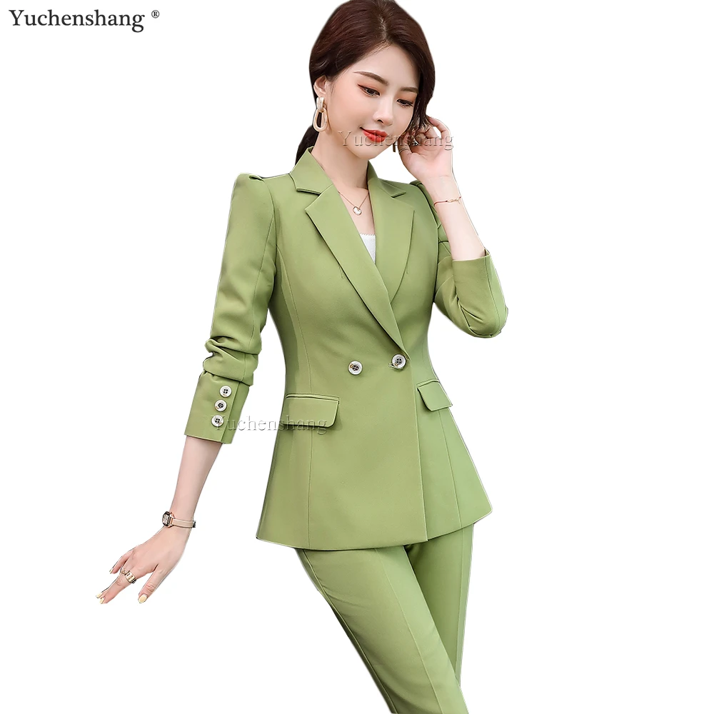 pink and green ladies suits