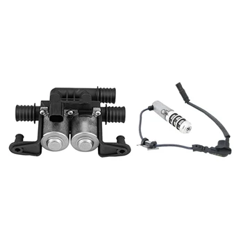 

1Pcs Car Heater Control Valve Dual Solenoid & 1Pcs Car Petrol Oil Pump Sensor Solenoid Valve for Citroen C4 Peugeot