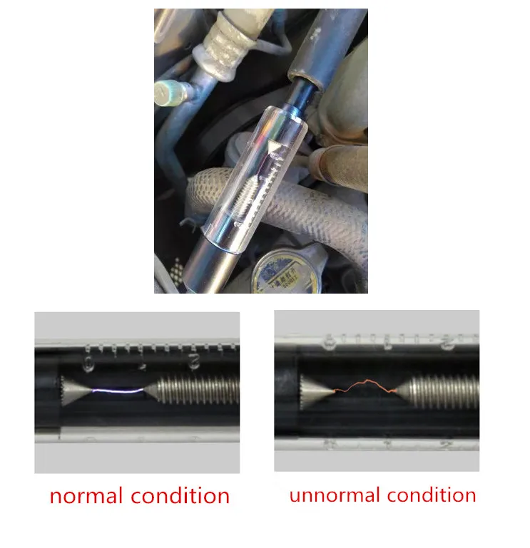 New! Adjustable Car Spark Range Test Spark Plugs Tester Wires Coils Diagnostic Tool Coil Ignition System Tester Repair Tools