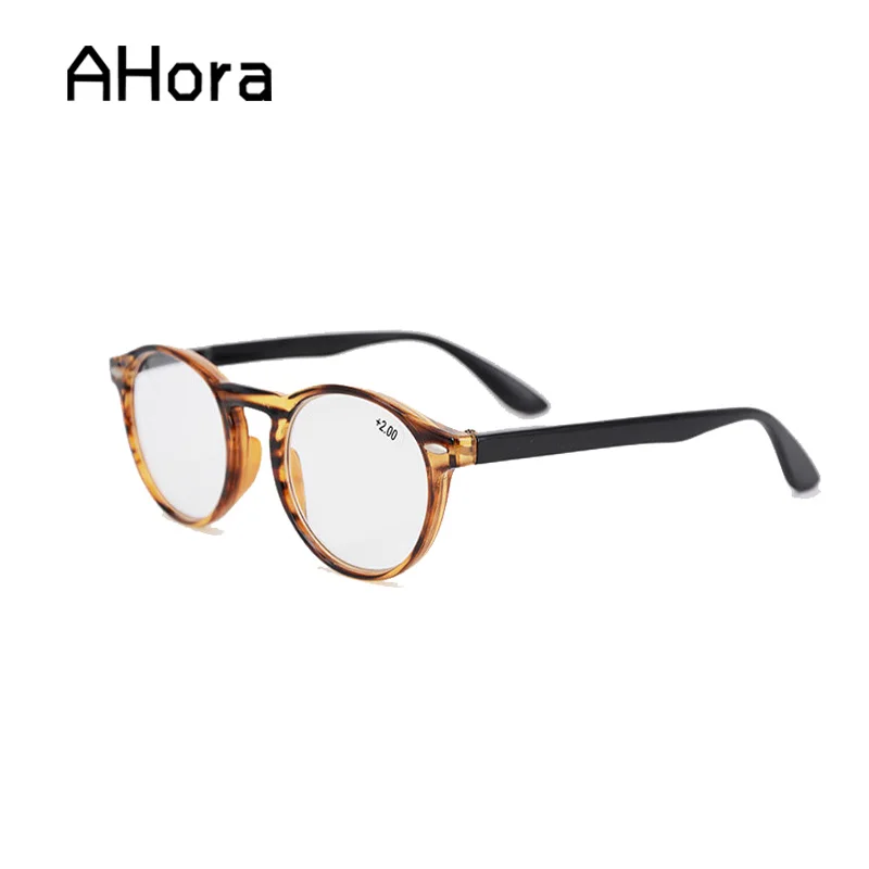 

Ahora Retro Round Reading Glasses For Women&Men Clear Lens Presbyopic Eyeglasses Eyewear +1.0+1.5+2.0+2.5+3.0+3.5+4.0+4.0