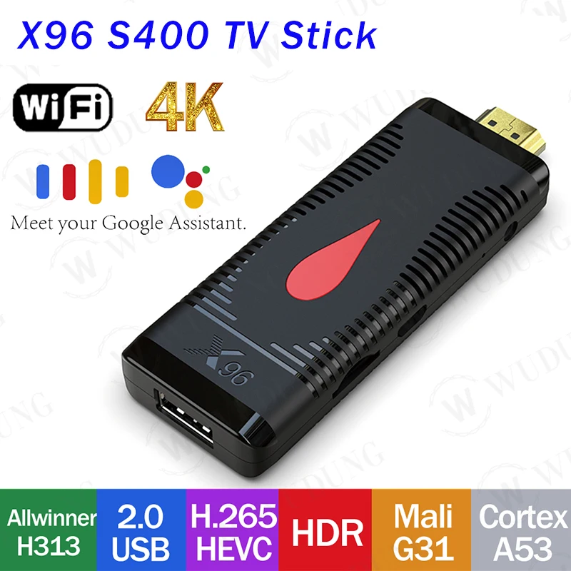 ТВ-приставка X96 S400 Allwinner H313 приставка с четырехъядерным процессором Android 10.0 Wi-Fi 2 4