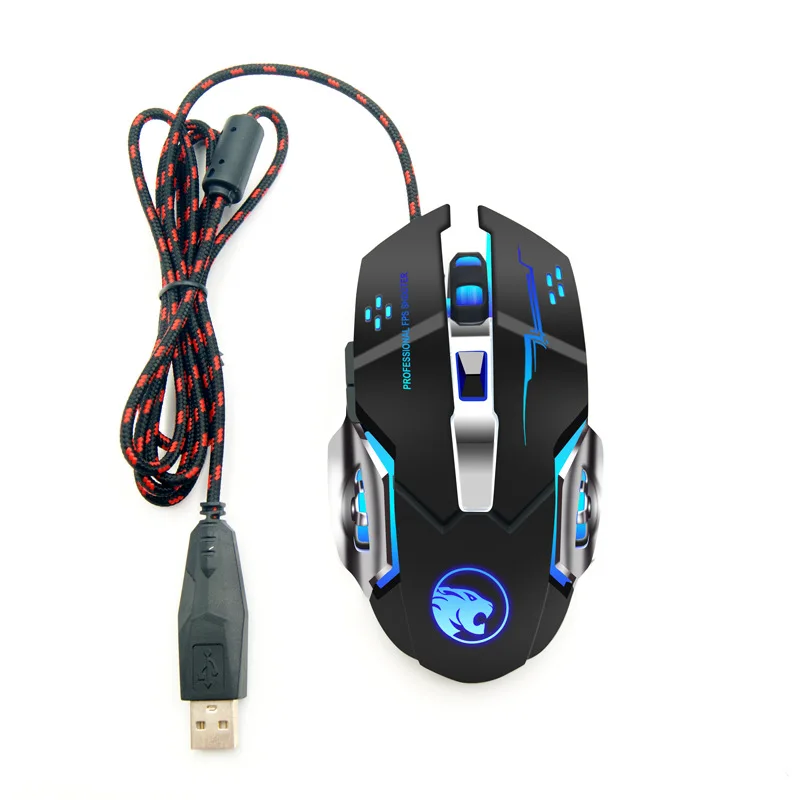 Проводная игровая мышь RGB с подсветкой эргономичная программируемая 4 режима