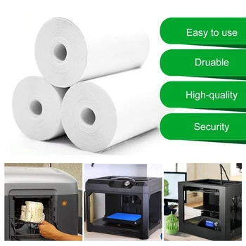 

10 Rolls Thermal Paper Cash Register POS Receipt Papers 57X30mm Thermal Paper for Printer Cash Register