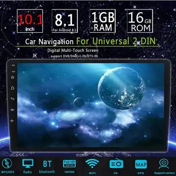 

iMars 10.1Inch 2Din for Android 8.1 Car MP5 Player 1+16G IPS 2.5D Touch Screen Stereo Radio GPS WIFI FM Multimedia MP5 Player