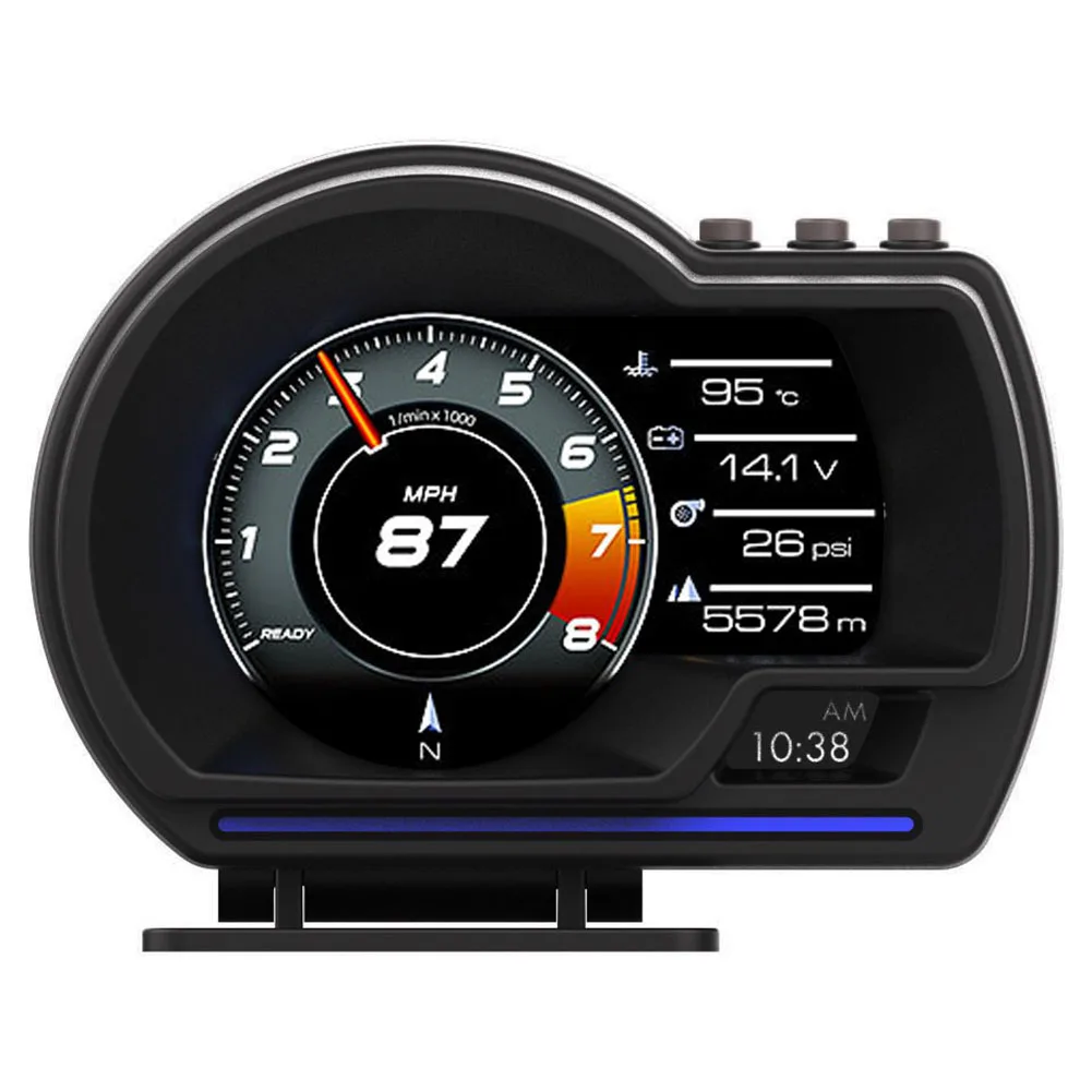 Universal Car HUD OBD + GPS Dual System Smart Head