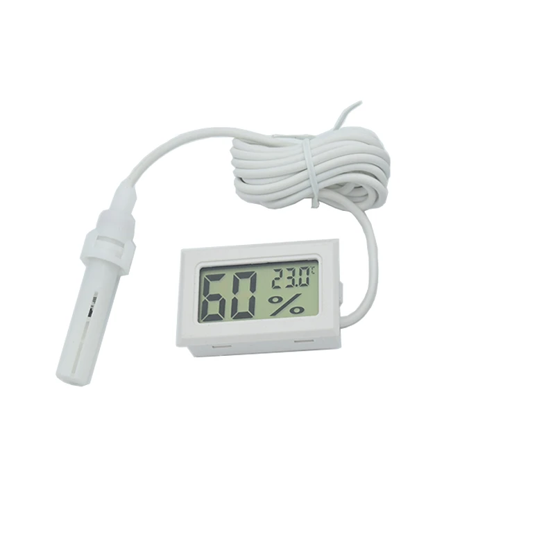 Professional Mini LCD Digital Thermometer Hygrometer Humidity Temperature Moisture Sensor Meter Temperature Gauge Indoor Probe