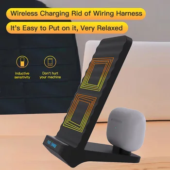 

General 15W/20W Wireless Charger Two-in-one Wireless Charging Stand Mobile Phone Watch Wireless Charging For Iphone Xiaomi Phone