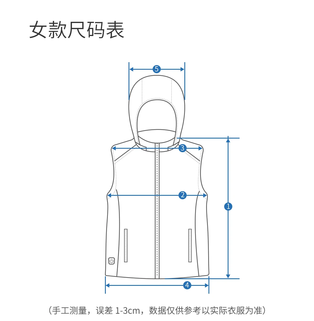 Xiaomi Mijia Youpin PMA Графен Отопление Повседневный жилет(для мужчин и женщин) 1 секунда Горячая стирка