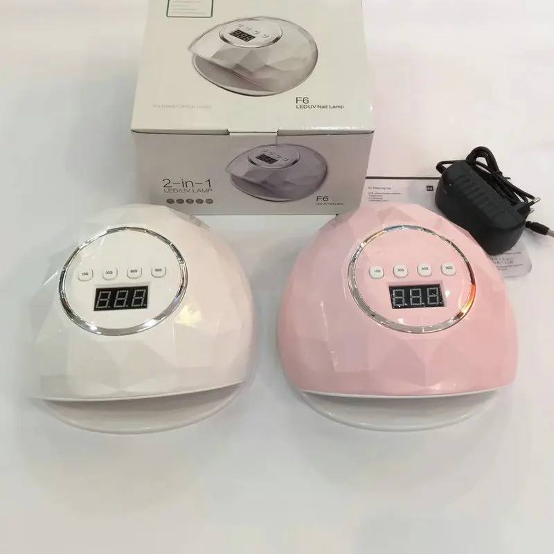 

New Style 86W High-Power Hot Lamp F6 Light Treatment Device Curing Bake a Lamp Painless Nail Machine