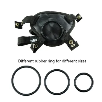 6 Sizes Jelly Dildo Strap-On Penis Adjustable Strapon Dildo Realistic Sex Toys For Lesbian Women Couples Powerful Suction Cup 5