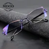 2022 Far Near Anti Blue Light Reading Eyeglasses Magnification Eyewear Presbyopic Glasses Diopter Dimond Cutting+1.0 To +4.0 ► Photo 1/4