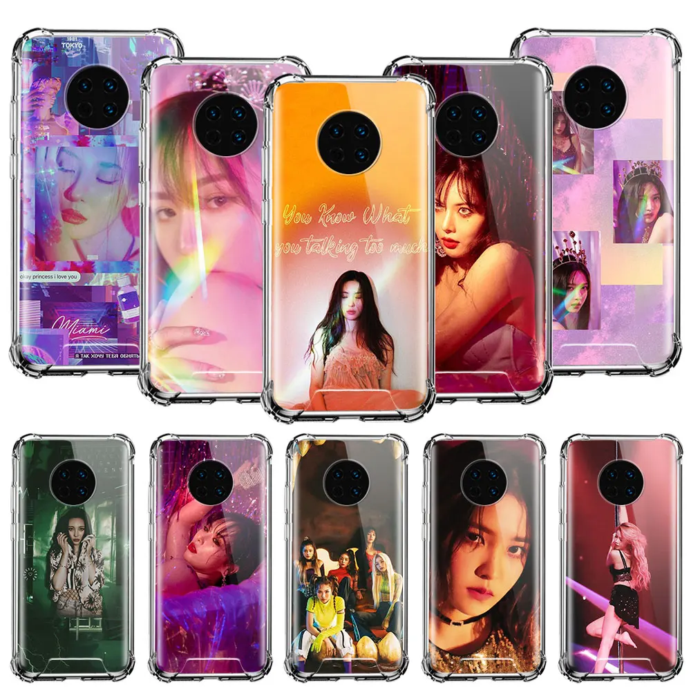 Lee Sun Mi Sunmi Kpop чехол для Huawei Y9s Y9 Prime Y7 Y6 Y5 2019 Mate 30 5G 20 Pro 10 Lite воздушная подушка