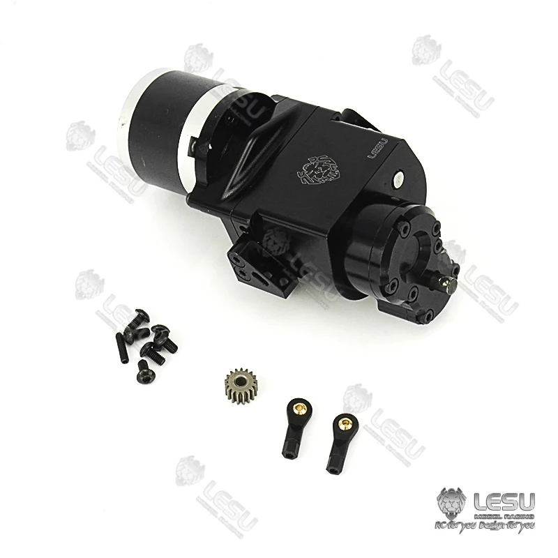 Metal LESU Gearbox Transmission F-5017 for TAMIYA RC 1/14 Tractor Truck Dumper DIY Model Car Scania MAN VOLVO Benz