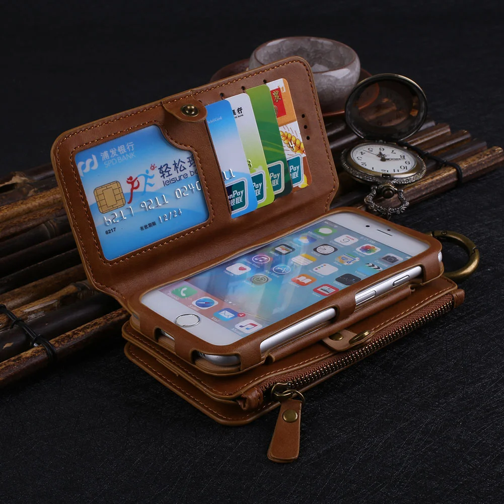 Wallet PU Leather Cover Case Protector For Apple 4.7" Inch iPhone 6 iPhone 6S