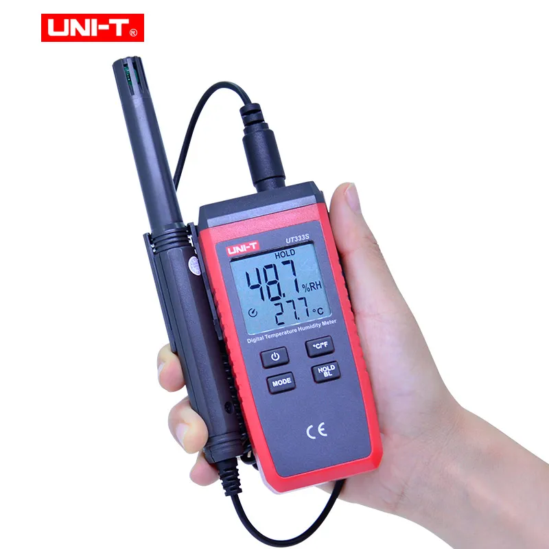 UNI-T UT333S UT363S UT383S Split type Temperature Humidity Meter Anemometer Wind Speed Meter Light Meter Luxmeter