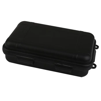 

Hermetic Box Shockproof Waterproof Storage Box Outdoor Container Black L