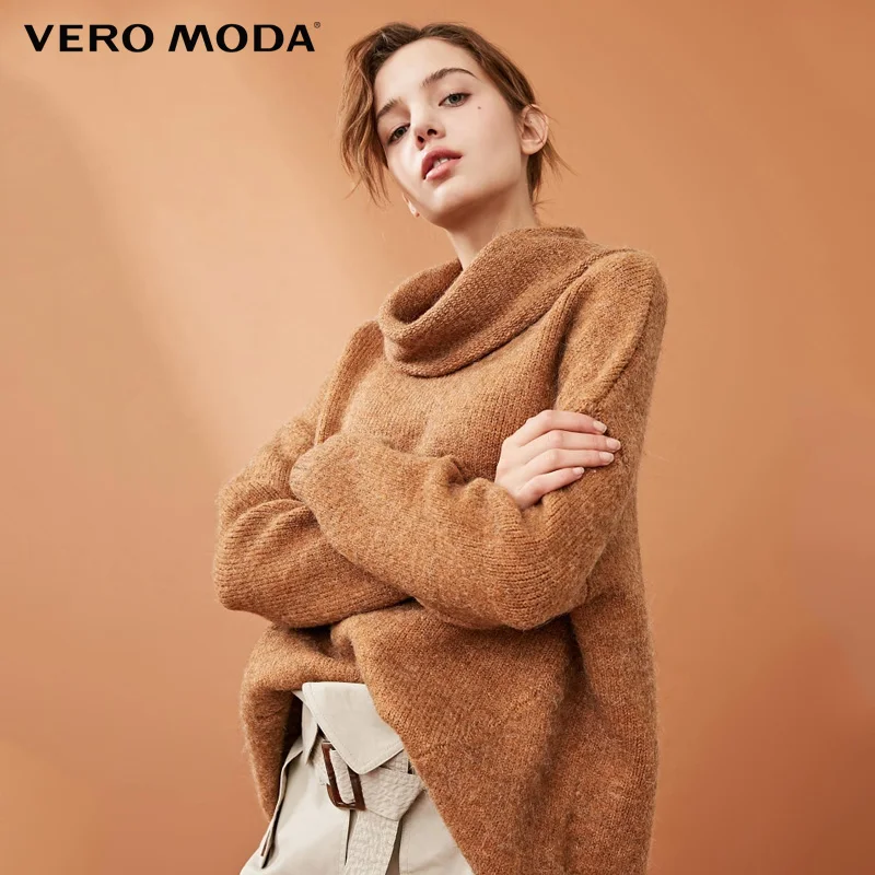 Vero Moda осень зима Женская шерстяная кашемировая Водолазка пуловер свитер | 318313534