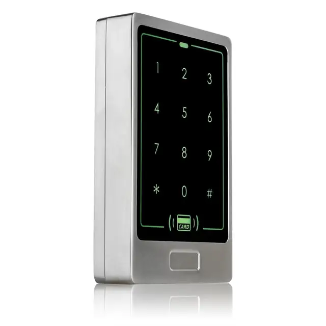 Waterproof Metal Rfid Access Control Keypad 8000 Users 125KHz Card Reader Keypad Key Fobs Door Access Control 6