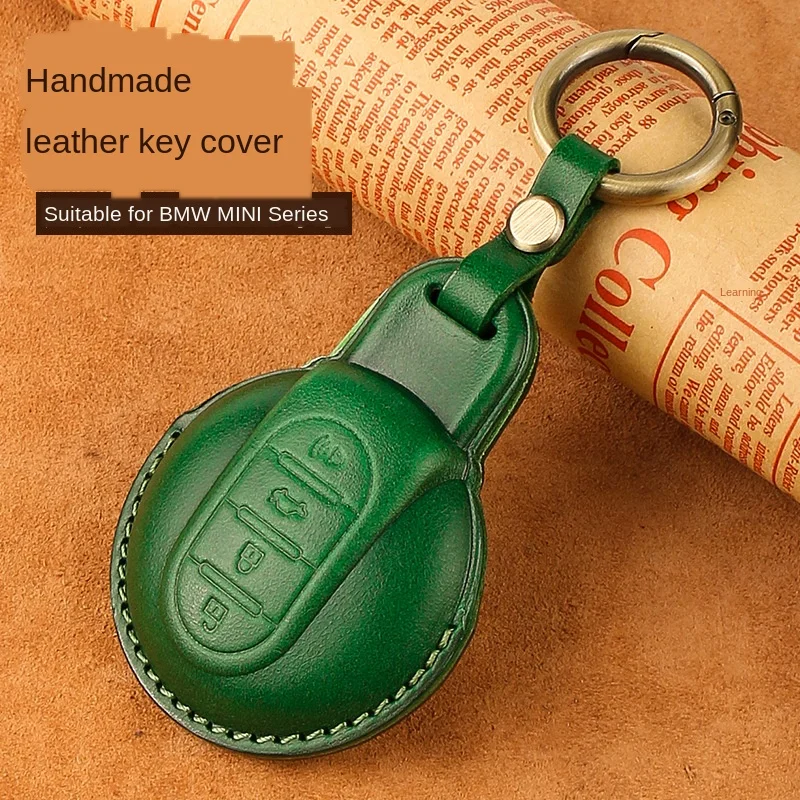 

For BMW Mini Cooper S JCW One D F54 F55 F56 F57 F60 Auto Smart Car Remote Key Case Cover Fob Keyring Keychain Chain Accessories