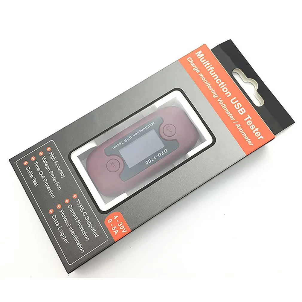 Быстрая зарядка USB ЖК-дисплей тестер напряжения тока измеритель мощности вольтметр тип-c измерители электрической мощности