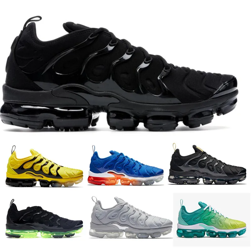 

TN Plus Running Shoes For Men Royal Colorways Olive In Metallic Designer Triple White Black Trainer Sport Sneakers Size 7-11