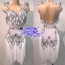 Танцевальное платье ручной работы/стандартный танцевальный зал состязание платье современный вальс латинское платье