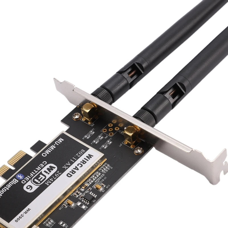 WIRCARD wifi 6 WR-2900 2974 м гигабитная PCIe настольная беспроводная сетевая карта wifi приемник 5,0 Bluetooth