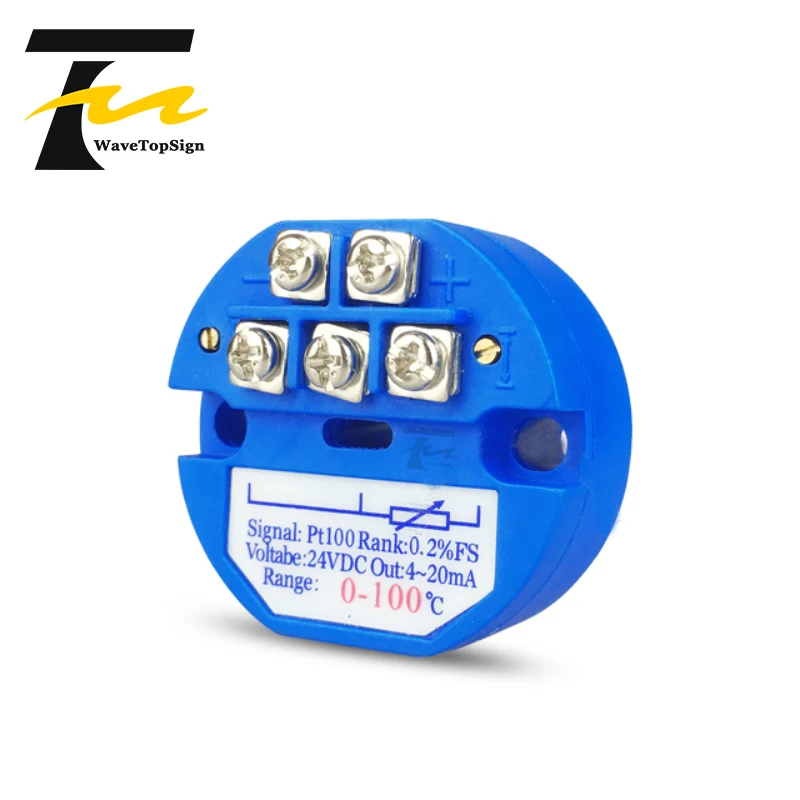 Platinum thermal resistance Pt100 temperature transmitter integrated
