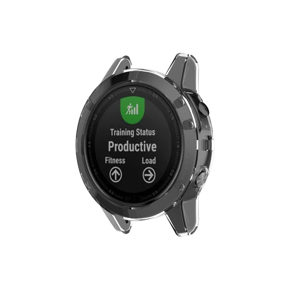 Прозрачный ТПУ защитный чехол-бампер для часов Garmin fenix 5 5X 5S Силиконовый противоударный защитный чехол