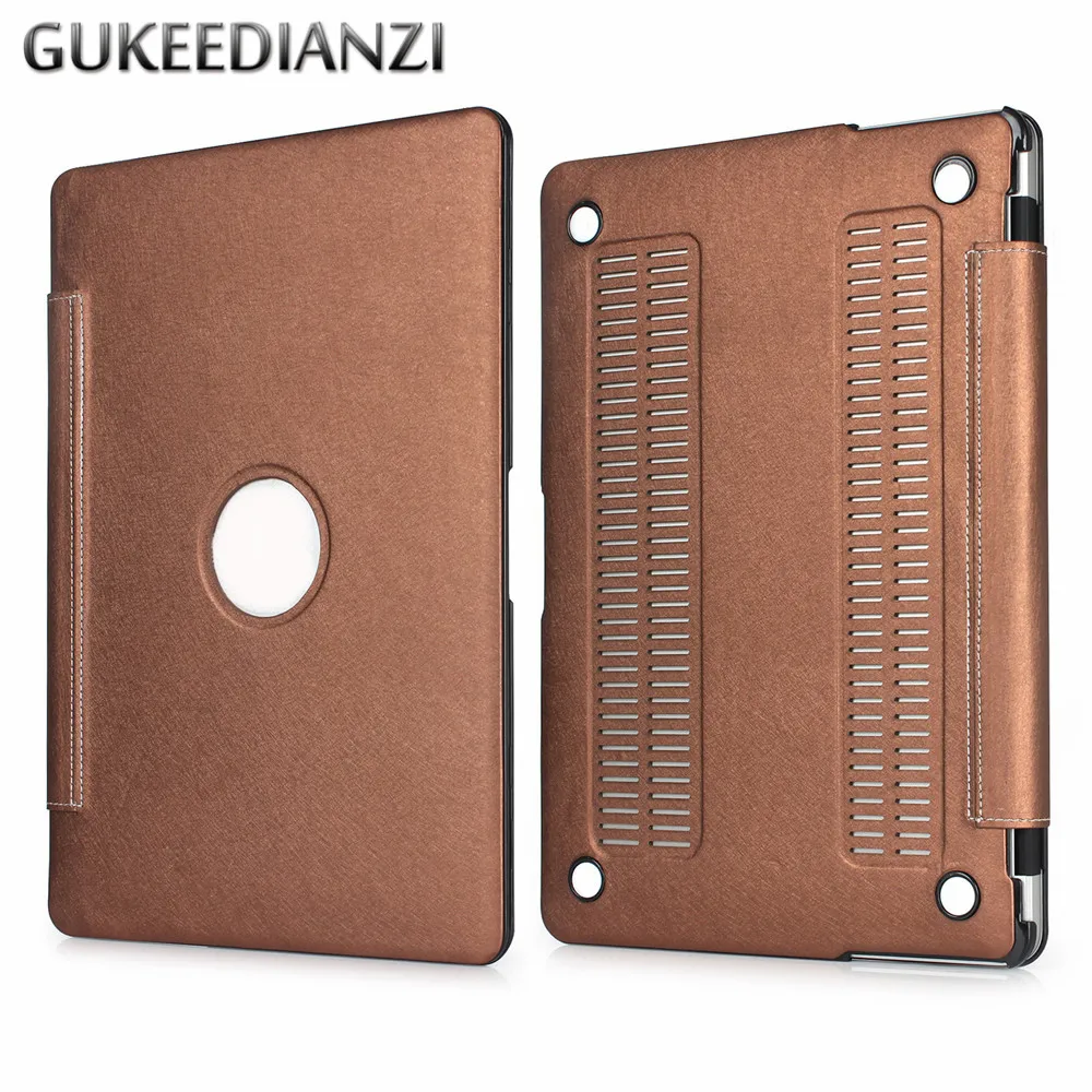 GUKEEDIANZI PU кожаный кейс для ноутбука чехол для Macbook Pro 13,3 дюймов с сенсорной панелью( новая версия) Модель: A1706 защитный чехол