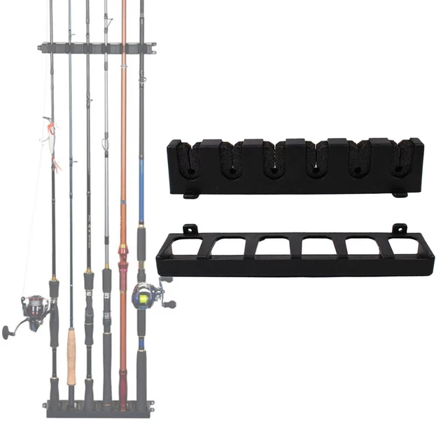 Adjustable Fishing Pole Racks Stand Fishing Sticks Equipment Holder Pole  Vertical Fishing Rod Holders for Garage Boat Stand Shop - AliExpress