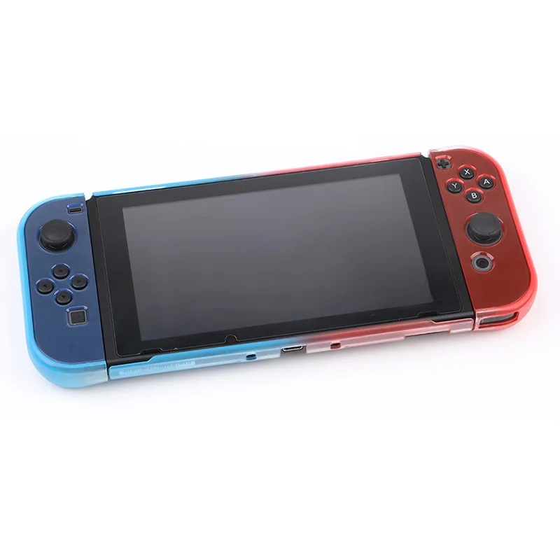 Joy-con Тонкий защитный Кристальный Жесткий Чехол, противоскользящий корпус, 3 части, дизайн, разделен для переключения shand(прямая стыковка