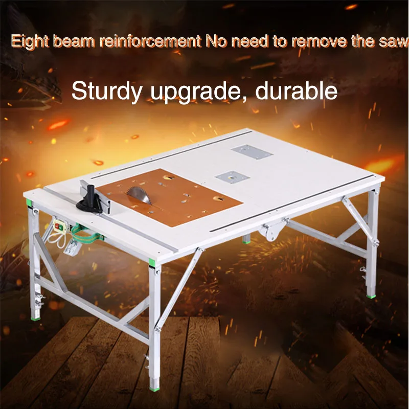 Diy Multi Function Portable Electric Woodworking Table Saw Small