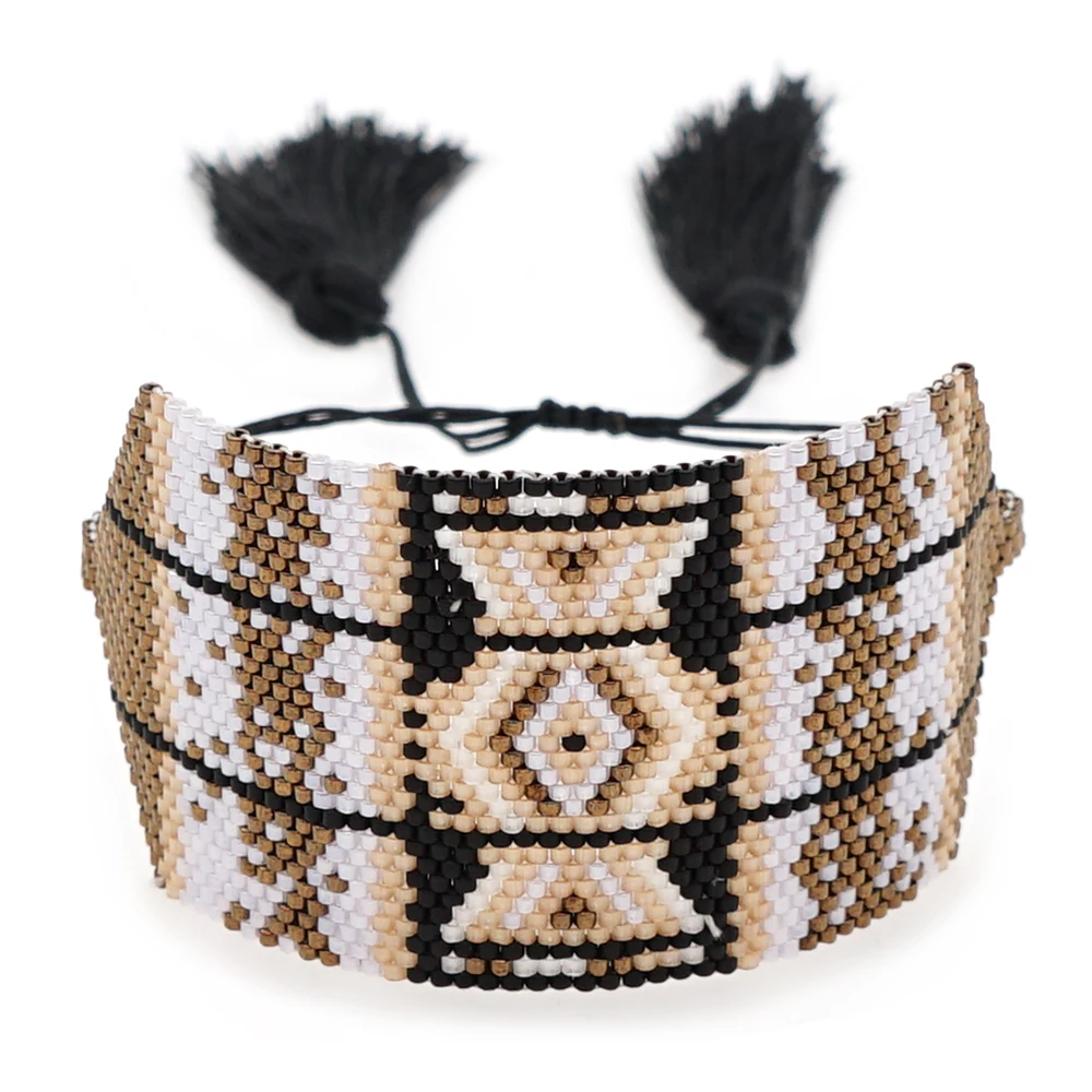 

Go2boho Miyuki браслет с бусинами турецкие браслеты со сглаза Pulsera Femme 2021 женские плетеные ювелирные изделия ручной работы подарок для друзей