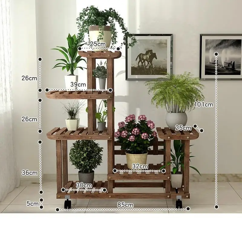 MODEL I Лестница Estanteria Macetas Mueble Estante Para Plantas Varanda плантенреккен стеллаж для улицы Dekoration Цветочная Полка Подставка для растений - Цвет: MODEL I