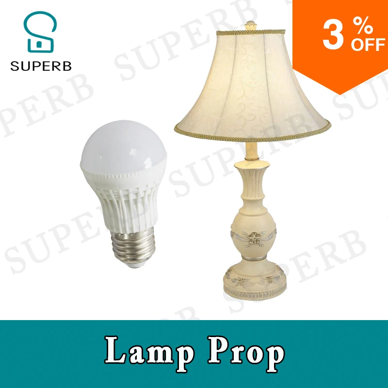 

Real life escape room lamp prop install bulb to unlock from superb prop adventure game Light on to release lock prop new props