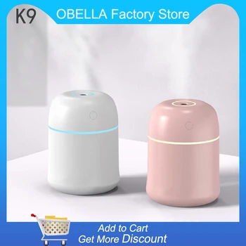 

80ML USB Mini Air Humidifier Ultrasonic Essential Oil Aroma Diffuser Youpin Mute LED Light Mist Maker for Home