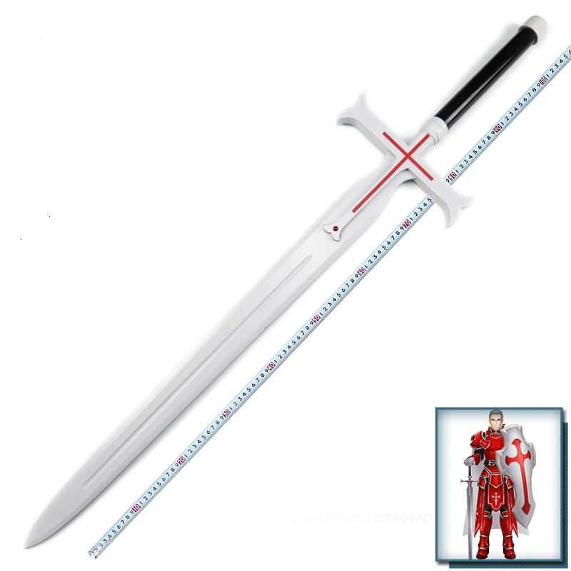 Меч онлайн Хитклифф деревянный меч Рыцари крови лидер аниме персонаж косплей самурайский Катана сценический реквизит
